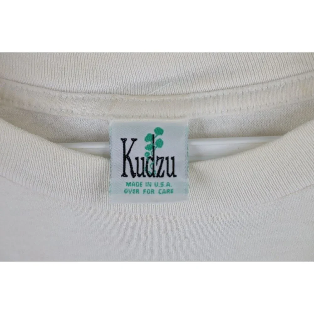 Vintage 90s Streetwear XL Distressed FINA Air Team Spell Out T-Shirt White USA - Picture 4 of 11